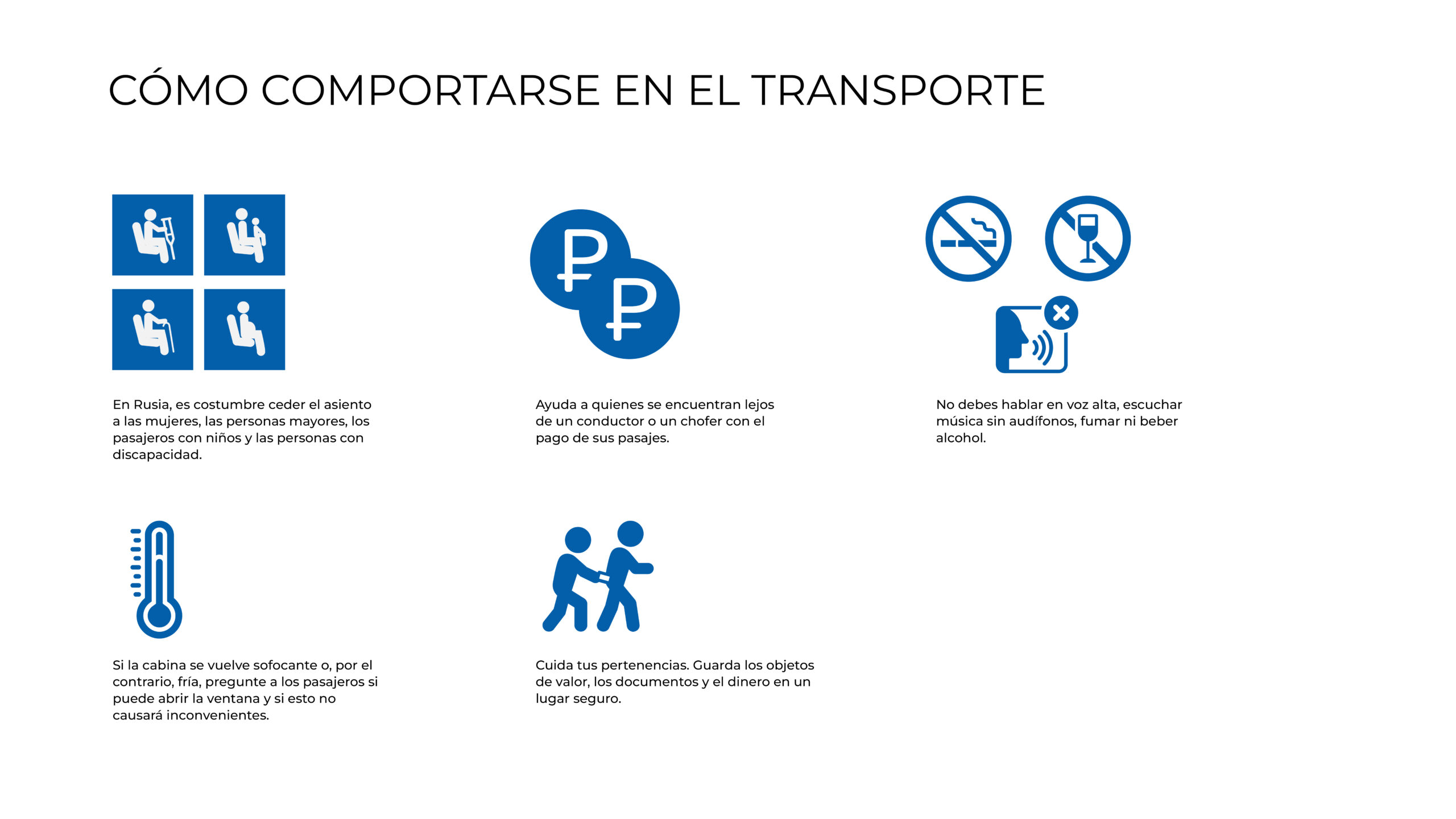 Comportamiento en el transporte
